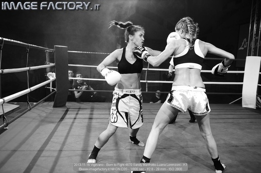 2013-11-16 Vigevano - Born to Fight 4670 Sandy Manfrotto-Luana Lorenzoni - K1